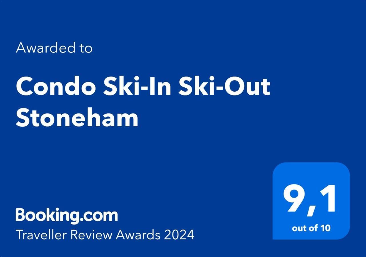 Condo Ski-In Ski-Out Stoneham Zewnętrze zdjęcie